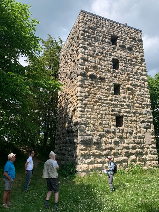 Foto der Schalksburg inmitten der Natur